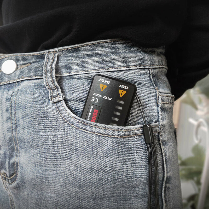 ADMS1 Dual Mode Curved Screen Multimeter LCD Digital Voltage Tester Meter  A