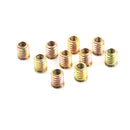 10Pcs Brass M8 E-Nut Wood Insert Interface Screws Hex Socket Nut Fittings FT