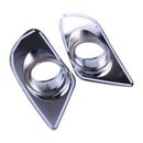 1Pair Chrome Front Fog Light Lamp Cover Trim Molding Fit for Dodge Journey ABS