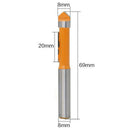 8mm Carbide Panel  Router Bit Wood Cutter For DIY Woodworking Tools