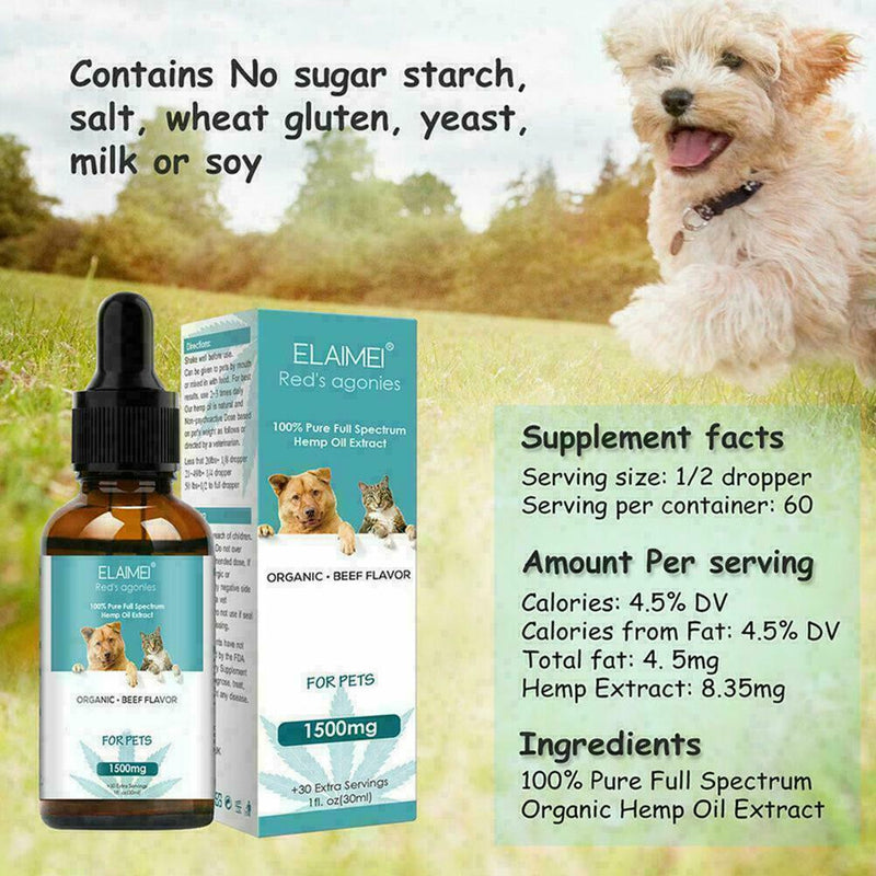 30ml Pet Care Strengtheens Essential Immunity Oil Relax Natural Relieve P2Y9