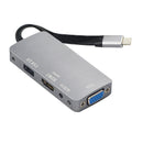 Usb C Type C To Hdmi Vga 3.5Mm Audio Adapter 3 In 1 Usb 3.1 Usb-C Converter