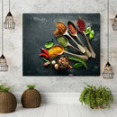 Spoon Spices Canvas Print Painting Picture Wall Art for Home Dinning Room L