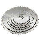 7x Durable HSS Circular Wood Cutting Saw Blade Disc Mandrels for Rotary Tool New
