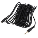 3.5mm Stereo Jack Headphone Extension Cable Aux Audio Wired Cord Lead for