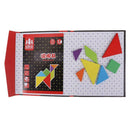 Wooden Magnetic Tangram Puzzles Jigsaw Plate Kids IQ Educational Toys Gifts
