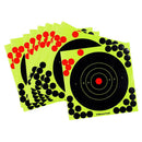 Set of 10 8inch Shooting Targets Splatter Fluorescent Gun Range Paster