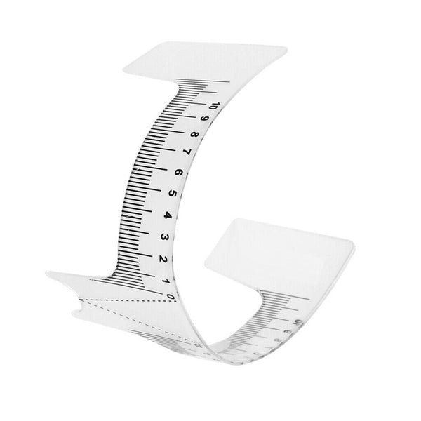 Microblading Eyebrow Shaper Template Stencil Measure Ruler for Beginner