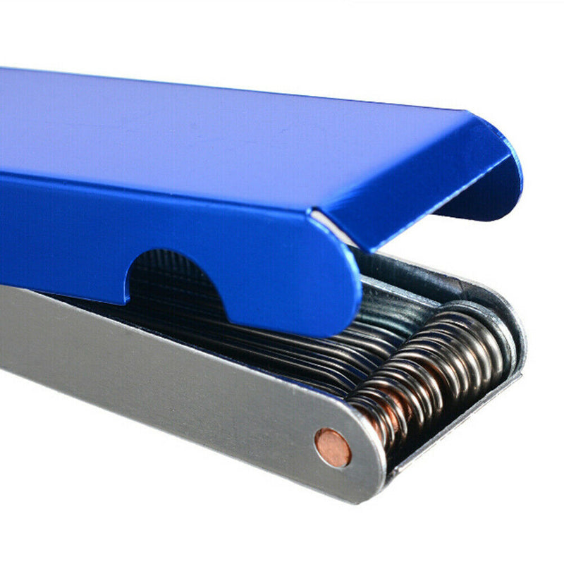 2Pcs welding torch nozzle tip cleaner tool 13 in 1 in a blue case 0.38-1.54m Gn