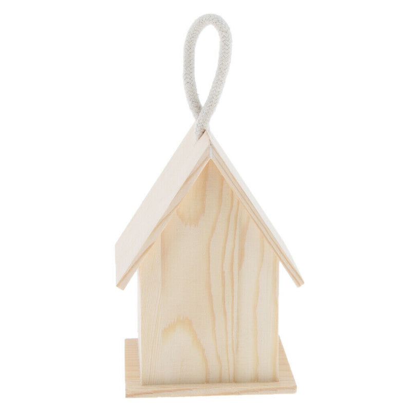 Wooden Little Birds Wood Nesting House Nest Home Pet Supply Accessories