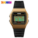 Skmei Fashion Sports Couple Watch Digital Luminous Waterproof Date Pu Strap
