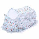 Summer Foldable Mosquito Tent Home Travel Cradle Bed for Baby Child-White D7Y1