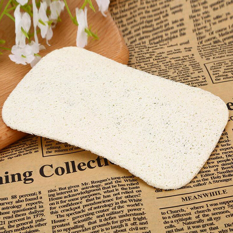 Helpful loofah dish towel absorbant sponge dish cloths anti-oil kitchen tools Kw