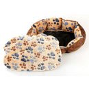 Pet Dog Puppy Cat Gray Bed House Nest Mat Pad Cozy Soft Warm Fleece A