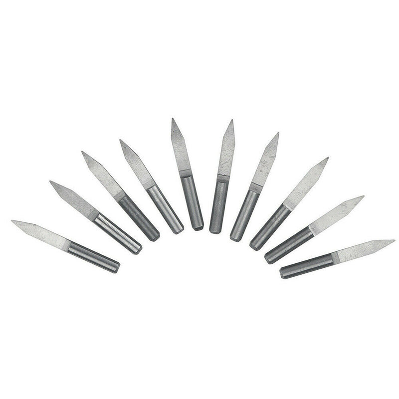 10PCS Carbide PCB Board 0.1mm 30 Degree Engraving Bits CNC Router Tool V-shape~*