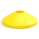 10pcs Yellow Soccer Agility Training Disc Cones Markers with Storage Bag