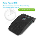 V5.0 Bluetooth Handsfree Car Wireless Speaker Phone Sun Visor Clip Speakerphone