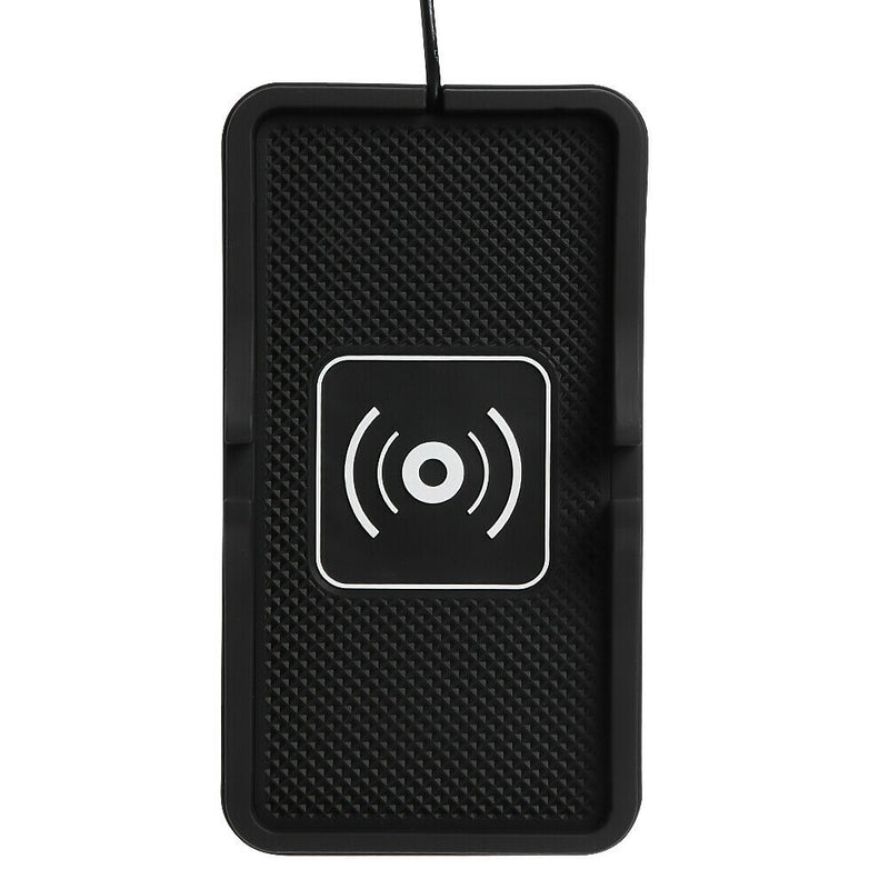 Qi Car Wireless Charger Charging Pad Dock Station Silicone Phone Holder Stand