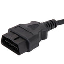 For 16 Pin Male to Female OBDII OBD2 Extension Cable Auto Diagnostic tdf