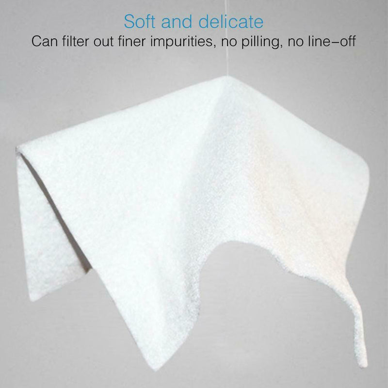 Aquarium Purification Filter Cotton Ultra-thin High Density Permeability White