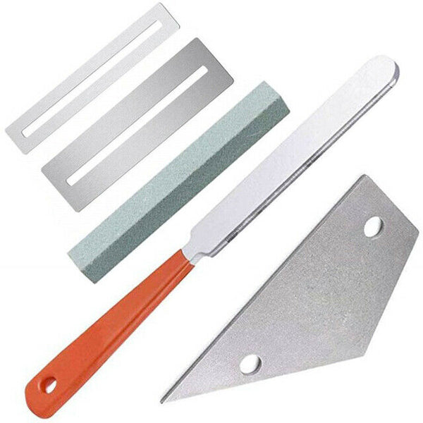 Guitar Fret Crowning File Leveling Tool Grinding Protectors Repair Part Set