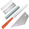 Guitar Fret Crowning File Leveling Tool Grinding Protectors Repair Part Set