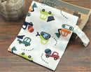 Wet Dry Bag Baby Cloth Diaper Nappy Zipper Bag Reusable With Two Pockets LJLJ