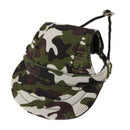 Set of 2, Summer Canvas Small Pet Dog Puppy Cat Baseball Visor Hat Cap Outdoor