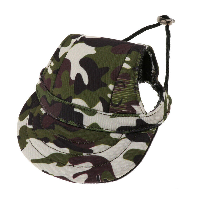 Set of 2, Summer Canvas Small Pet Dog Puppy Cat Baseball Visor Hat Cap Outdoor