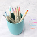 10 Colors Watercolor Marker Pen Soft Brush Calligraphy Sketch Painting Drawing