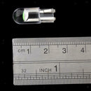 2Pieces 194 T10 DC12V LED Bulb Wedge License Plate Light for Motorbike Green