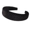 Girls Headband Solid Color Hair Band Headdress Headwear for Women (Black) A#S