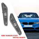 1 Pair Front Left+Right Side Marker Turn Signal Lights w/o Bulb for BMW
