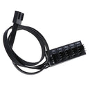 40cm 1 To 5 4-Pin molex TX4 PWM CPU cooling fan splitter adapter power cable TO