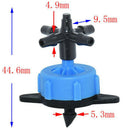8L Drip System 4-Way Drip Irrigation System Mini Flow Dripper Potted Plants