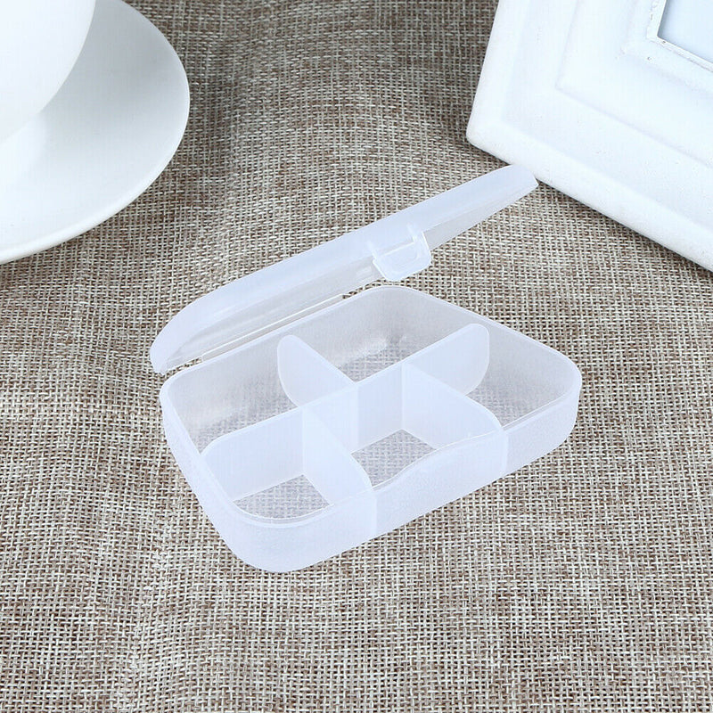 5 Grids Portable Sealed Pill Box Medicine Storage Holder Case Container