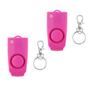 2x Personal Alarm Keychain SOS Emergency Self Protect Safety Alarms Tool