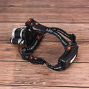 1PC Waterproof 3X T6 LED Headlamp Headlight Flashlight Head Torch 18650 Camp ME
