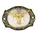 Men Classic Belt Buckle Western Cowboy Cowgirl Engraved Jean Belt