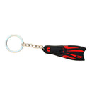 Novelty Mini Dive Fins Flippers Key Chain Holder Keyring Keychain  Red