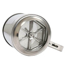 Double-layer Flour Sieve Handheld Stainless Steel Hand-pressed Filter Sifters Cu