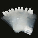 10X 200ml DIY Plastic Transparent Cruise Drinks Pocket Flask Suction Fresh BagJR