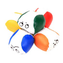 Cartoon Smile Face Juggling Ball PU Leather Bean Bag Kids Interactive Toys