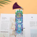 DIY Owl Special Shaped Diamond Painting Leather Bookmark Tassel Book Marks