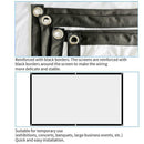 Projector 150" inch 16:9 Rear Front Foldable Screen for Home Theater Outdoor