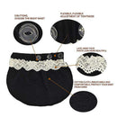 Three-piece Maternity Pregnancy Waistband Belt Extender Adjustable Elast VNP