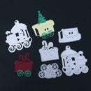 Christmas Train Group DIY Metal Stencil Scrapbook Embroidery Cutting  Die