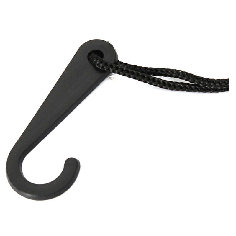 Adjustable Nylon Ukulele Strap Band Ukulele More Nylon Strap with Hook Blac