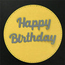 Happy Birthday Cutting Die Stencil DIY Scrapbooking Embossing Card Paper Al V0F7