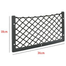 3pcs 38x16cm Car Bus Net Pocket Seat Back Mobile Phone Debris Storage Bag
